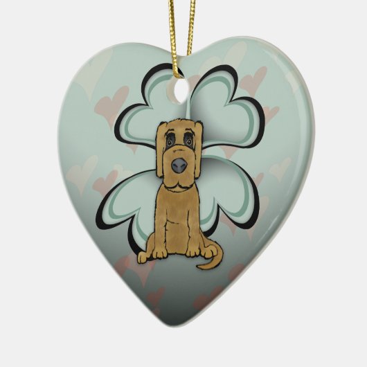Puppy Love Ceramic Ornament (Links)