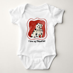 "Puppy Love" — Dalmatische Puppy Art van Audrey Je Romper