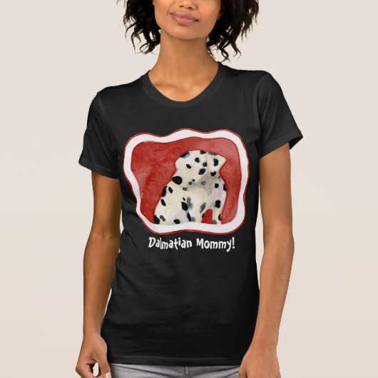 "Puppy Love" — Dalmatische Puppy Art van Audrey Je T-shirt (Voorkant)