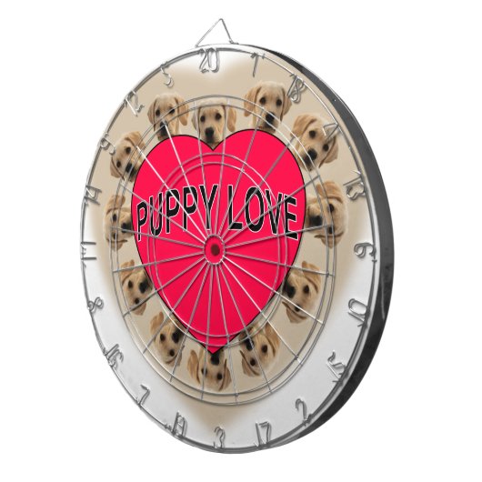 Puppy Love Dartbord (Voorkant Rechts)