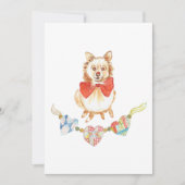 Puppy Love Feestdagenkaart (Voorkant)