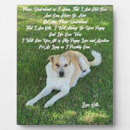 Puppy Love Fotoplaat