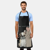 Puppy love - Franse bulldog stijl Schort (Gedragen)
