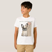 Puppy love - French bulldog style T-Shirt (Voorkant volledig)
