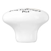 Puppy love - French bulldog style T-Shirt Keramische Knop (Zijkant)