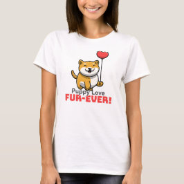 Puppy Love Fur-Ever beroemd gemaakt door Dogs Day T-shirt