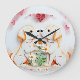 Puppy Love Grote Klok