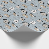 Puppy Love Honden Cadeaupapier (Hoek)