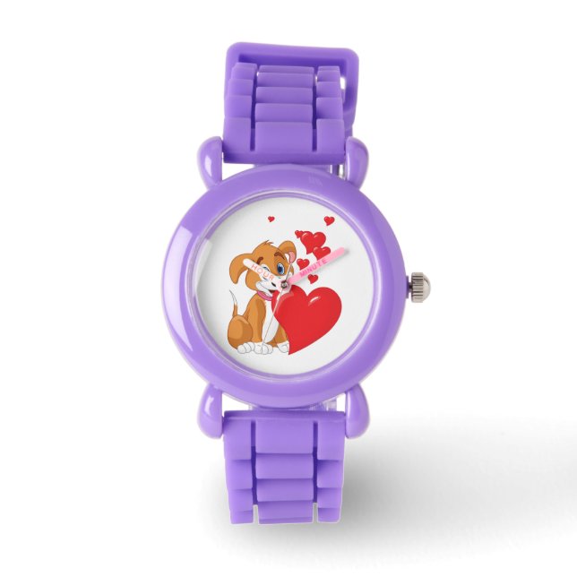 Puppy Love Horloge (Voorkant)