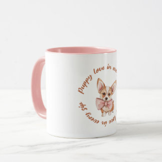 Puppy Love in Every Sip | Cute Dog Lover Mug Mok