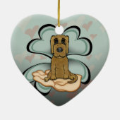 Puppy Love Keramisch Ornament (Achterkant)