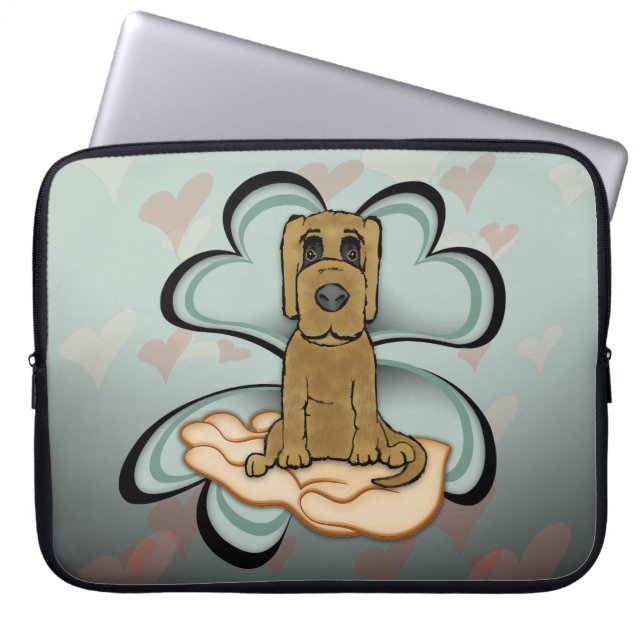 Puppy Love Laptop Sleeve (Voorkant)