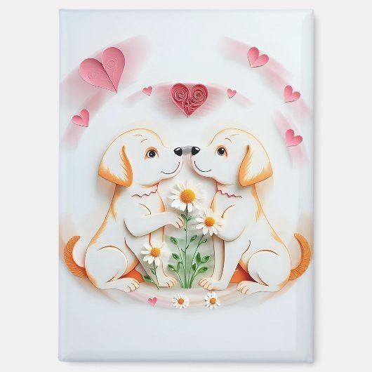 Puppy Love Magneet (Voorkant)