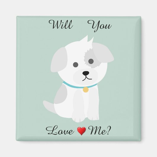 Puppy Love Magneet (Voorkant)