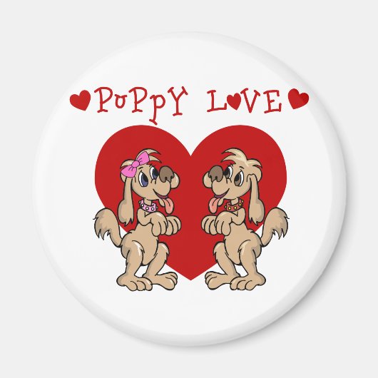 Puppy Love Magneet (Voorkant)