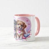 Puppy love Mug Mok (Voorkant rechts)