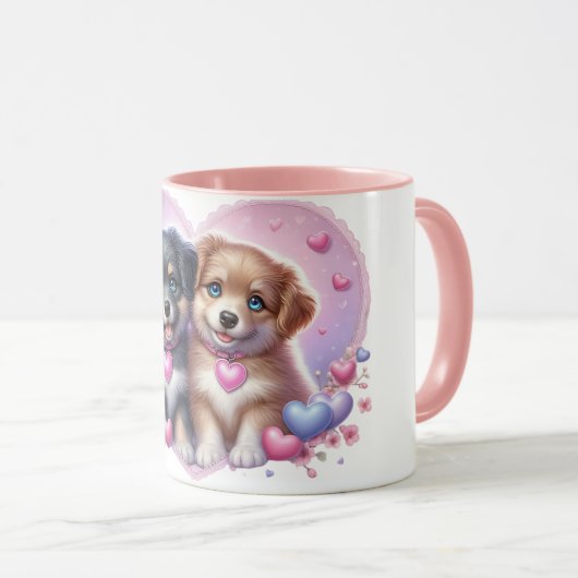 Puppy love Mug Mok (Voorkant rechts)