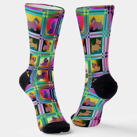 Puppy Love  Multicolored Sokken (Gebogen)