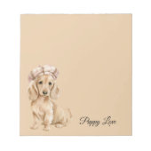 Puppy Love Muts Notitieblok (Voorkant)