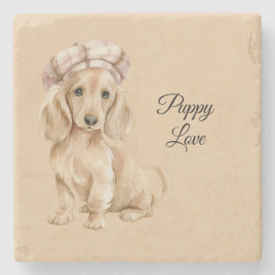 Puppy Love Muts Stenen Onderzetter