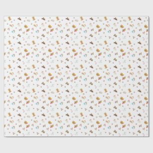 Puppy Love Naadloos Patroon Speelse Honden, Po Cadeaupapier