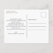 Puppy Love New Pet Dog Aankondigingskaart (Achterkant)