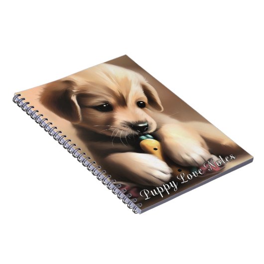 Puppy Love Notes - Notitieboek Journal (Rechterzijde)