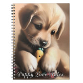 Puppy Love Notes - Notitieboek Journal (Voorkant)