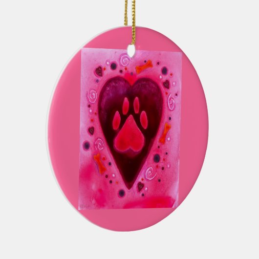 "Puppy Love" Ornament (Rechts)