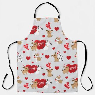 Puppy Love Pattern Schort