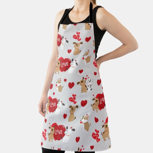 Puppy Love Pattern Schort (Insitu)
