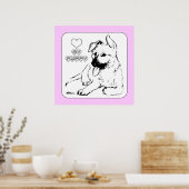 Puppy Love Poster (Keuken)