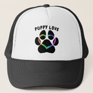 Puppy Love Rainbow Heart Trucker Pet