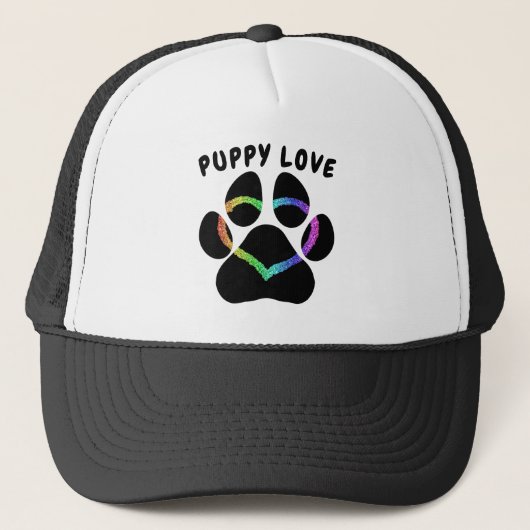Puppy Love Rainbow Heart Trucker Pet (Voorkant)
