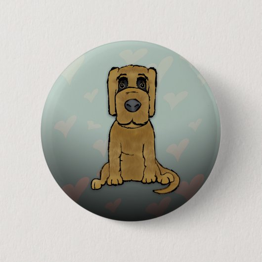 Puppy Love Ronde Button 5,7 Cm (Voorkant)