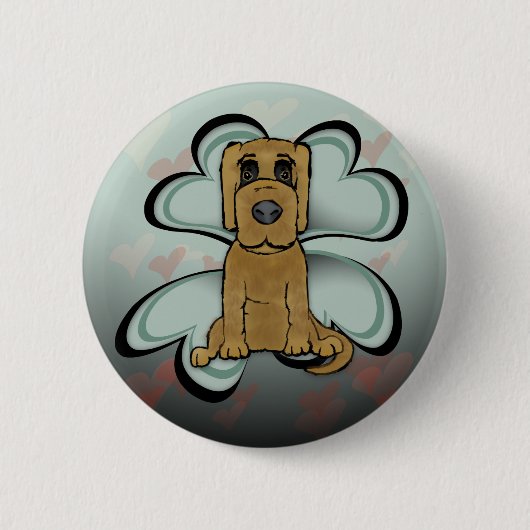 Puppy Love Ronde Button 5,7 Cm (Voorkant)