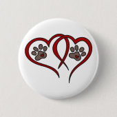 Puppy Love Ronde Button 5,7 Cm (Voorkant)