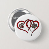 Puppy Love Ronde Button 5,7 Cm (Voorkant /achterkant)