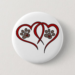 Puppy Love Ronde Button 5,7 Cm