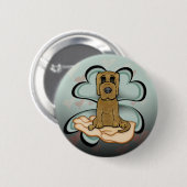 Puppy Love Ronde Button 5,7 Cm (Voorkant /achterkant)