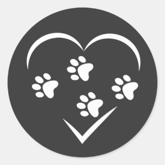 PUPPY LOVE RONDE STICKER