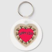 Puppy Love Sleutelhanger (Voorkant)