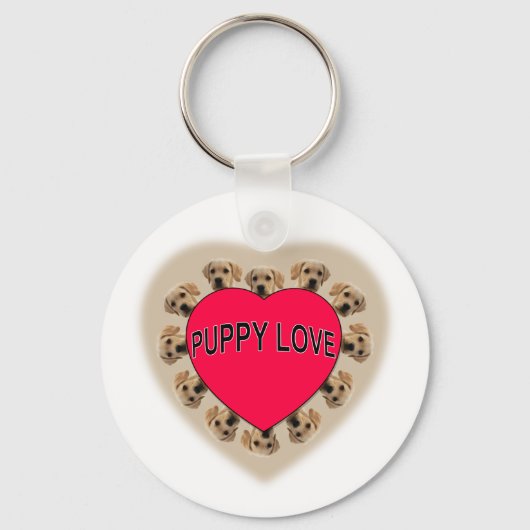Puppy Love Sleutelhanger (Voorkant)