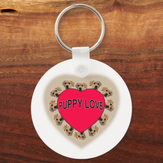 Puppy Love Sleutelhanger (Voorkant)