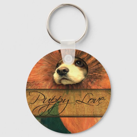 Puppy Love Sleutelhanger (Voorkant)