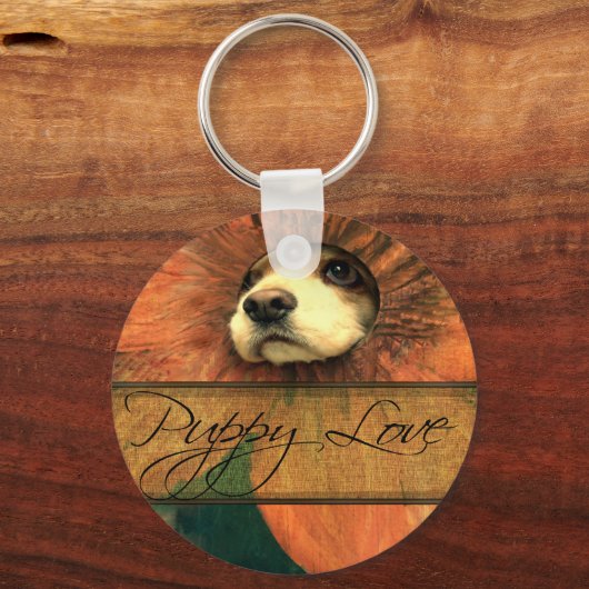 Puppy Love Sleutelhanger (Voorkant)