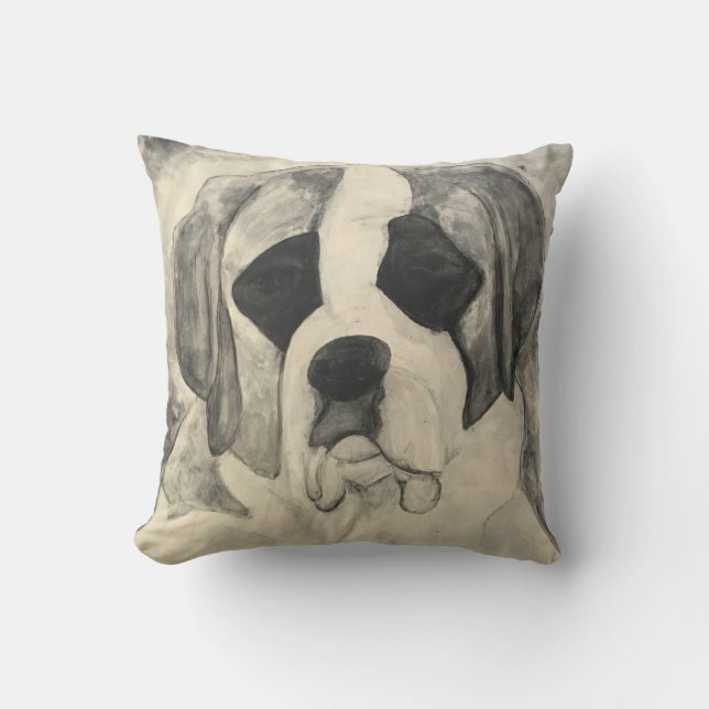 Puppy Love St. Bernard Pillow Kussen (Voorkant)