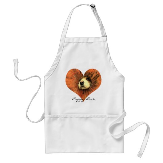 Puppy Love Standaard Schort (Voorkant)