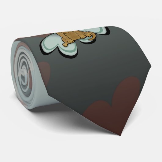 Puppy Love Stropdas (Opgerold)