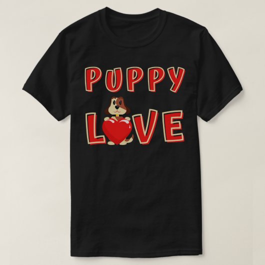 Puppy Love T-shirt (Design voorkant)